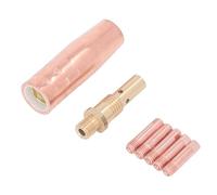 Cocoarm Ensemble d'accessoires de Pistolet de Soudage en Laiton, Matériau Premium, Comprend la Buse et le Diffuseur, Remplacement de 100L et Tweco Mini # 1