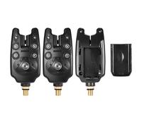 Cocoarm Ensemble d'alarmes de Touche de Pêche avec Indicateur LED, Version étanche, tonalité et sensibilité Réglables, Idéal pour la Pêche de Jour et de Nuit (#2)