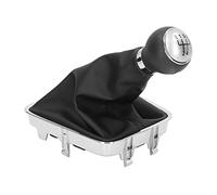 Cocoarm Ensemble de Démarrage de Pommeau de Levier de Vitesse, Matériau en Cuir PVC, Kit de Levier de Vitesse Confortable à 5 Vitesses pour les Utilisateurs de Voiture (Casquette d'argent)