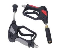 Cocoarm Ensemble de Pistolets de Nettoyeur Haute Pression en Laiton et Acier Inoxydable, Pistolet à Eau Haute Pression 5000 PSI 10,57 GPM avec Mousse et Buse à 25 Degrés pour Le Nettoyage des