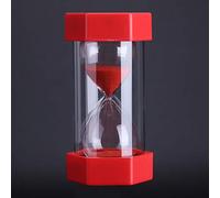 Cocoarm Ensemble de Sabliers en Plastique, Sabliers 3 10 20 30 60 Minutes, Tube en Verre à Code Couleur, Conception pour la Cuisine, Les Jeux d'étude, l'exercice, la Maison, Le Bureau, la Gestion