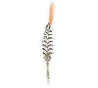 Cocoarm Ensemble de Stylos Plume en Nylon 1,0 Mm avec 5 Plumes Remplaçables, Coffret Cadeau pour la Pratique de la Calligraphie, l'écriture de Lettres, les étudiants, la Décoration de Bureau