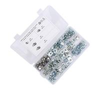 Cocoarm Ensemble d'écrou de 160pcs U Clamp/Holder, 304 Fastes en Acier Inoxydable, Strong Elastic Connection, Anti- et Facile Installation pour les Applications Automobiles