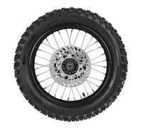 Cocoarm Ensemble Pneu et Jante de Roue Arrière 14 Po pour Moto | Pneu 90,100,14, Disque de Frein 190 Mm, Pignon 420 41T, Remplacement Direct pour Tao Kayo TSD 110 TD 125