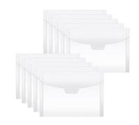 Cocoarm Enveloppes de Rangement pour Matrices, Pochettes de Rangement pour Tampons et Matrices en PVC avec Feuilles Magnétiques en Caoutchouc, 20 Enveloppes 20 Feuilles, Organiseur Transparent 19 X