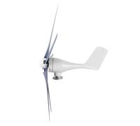 Cocoarm Éoliennes 100 W, Générateur éolien à 5 Pales avec Générateur à Aimant Permanent triphasé, Alliage et Plastique, Vitesse du Vent Nominale de 12 M/s pour Bateaux, Maisons Mobiles, Cabines (48V)