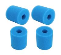 Cocoarm Éponge Filtrante de Piscine Lavable et Réutilisable, Cartouche en Mousse Haute densité pour Piscine avec Filtration Améliorée, Absorbe la Graisse, Légère, Facile à Transporter, 4