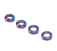 Cocoarm Espaceur DE Frein DE Vélo DE Montagne Spaceur LAVEMENTS D'ALLIAGE D'ALLIAGE DE LÉGER pour Un Ajustement Facile, 4pcs pour Les étriers DE Frein à Vélo (Color)