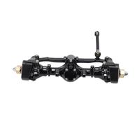 Cocoarm Essieu Avant RC Ensemble d'Essieu en Laiton et Aluminium CNC Mise à Niveau de l'Essieu Avant à l'échelle 1 24 avec Roulements Préinstallés pour la Conduite sur Chenilles SCX24 RC