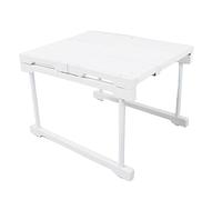 Cocoarm Étagère de Placard Extensible en Acier au Carbone, 48 Cm de Large X 32 Cm de Hauteur, Support de Rangement Réglable avec Ajustement Télescopique, Charge de 55 Kg pour l'organisation de