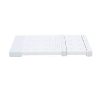 Cocoarm Étagère de Tension Extensible pour Placard, Séparateurs de Garde-Robe Réglables en Tube d'acier, Charge de 20 Kg sans Perforation, étagère de Rangement à Couverture Complète pour Placards,