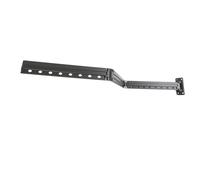 Cocoarm Étendoir à Linge Mural Space Aluminium Pliant Cintre Rack 48 X 6 Cm Rétractable -Vent Pliable Design pour Buanderie Balcon Salle de Bain Chambre (Grey)