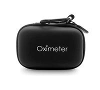 Cocoarm Étui de Rangement pour Oxymètre, Pochette de Transport en EVA Résistante à l'eau avec Poche en Filet pour Oxymètre de Pouls du Bout des Doigts, Parfaite pour les Voyages et l'usage