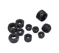 Cocoarm Extracteur d'écrous Cassés Extracteur d'écrous Hexagonaux en Acier allié au Chrome Vanadium 10 Pièces Jeu de Dents en Spirale de 9 Mm à 19 Mm pour Réparer les écrous Endommagés, les (Style