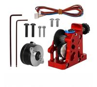 Cocoarm Extrudeuse HGX-LITE, Extrudeuse en Métal avec Moteur Pas à Pas de 36 Mm pour Imprimantes Ender 3 CR-10 Voro, Couple et Adhérence Améliorés pour Divers Filaments (rouge)