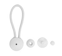 Cocoarm Fixation par Sandow Attache de Cordon élastique en Nylon 17 Cm pour Auvent de Camping-Car et Canopy de Bateau Installation Facile Support Léger pour Marine, Camping et Yachts (White)
