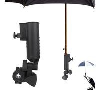 Cocoarm Fixation sur Chariot Parapluie de Porte-Parapluie de, Support de Parapluie de Universel Noir pour Chariot de avec Poignées de Chariot de pour Chariot de