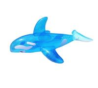 Cocoarm Flotteur de Piscine Gonflable en PVC en Forme de Baleine, Taille Adulte 150 X 88 X 55 Cm, pour Piscine, Lac, Parc Aquatique, Surf avec Rangement Portable, Utilisation Multi-Personnes