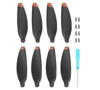 Cocoarm Force de Traction Puissante, Matériel PC Haut de Gamme, Ensemble de Remplacement D'hélices de Drone Légères et Efficaces, Lames à Dégagement Rapide à Faible Bruit pour Mini 2 (Bords Orange)
