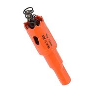 Cocoarm Foret Bi-métal Scie-cloche HSS avec Mandrin Profondeur de Coupe de 32 Mm Enlèvement Rapide des Copeaux pour les Utilisateurs de Bois, PVC, Plastique, Plaques de Plâtre et Métaux Mous (45/64