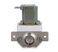 Cocoarm G1 2 Vanne d'entrée d'eau Froide Électrovanne 'eau en Cuivre DC12V avec Prévention du Reflux Filtre Amovible Conception Fixe Gauche pour Utilisation de Distributeur de Lave-eau de