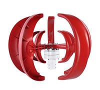 Cocoarm Générateur éolien NE 400R Moulin à Vent Vertical 400 W Générateur à Aimant Permanent avec Lames en Fibre de Nylon 12 V 24 V Démarrage Faible 2 M S pour éclairage Public Hors Réseau (24V)