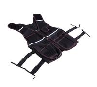 Cocoarm Gilet à Outils avec 21 Poches, Bandes Réfléchissantes pour | Sangle D’épaule et de Taille Réglable, Tissu Oxford 600D, Dos en Maille Respirante, Idéal pour les Travailleurs de la