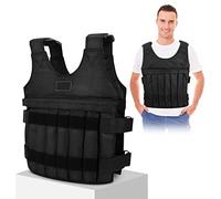 Cocoarm Gilet lesté Ajustable Gilet d'exercice Poids d'entraînement de Boxe Gilet lesté Ajustable Gilet lesté Respirant Tissu Oxford Veste d'entraînement Musculaire