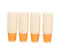 Cocoarm Gobelet en Papier Jetable 100 Pièces Gobelets en Papier Épaississant 245ml Enduit PE pour Eau Chaude ou Froide Bureau Domestique Salon de Thé Utilisation Quotidienne des Boissons