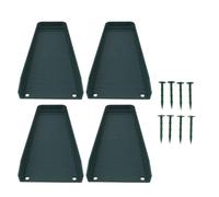 Cocoarm Gouttière Descendante Bloc D'Éclaboussures Extensions de Gouttière Descendante Plateaux de Drainage Fixables pour Tuyau de Descente Protège-Éclaboussures pour Évacuation d'eau (Green)