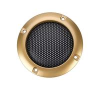 Cocoarm Grille de Haut-Parleur de 2 Pouces, de Protection en Acier pour l' de Voiture avec Protection Contre Les éclats et Design élégant, Parfaite pour Les Petits Haut-parleurs (Gold)