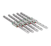 Cocoarm Guide Linéaire Rail Coulissant Linéaire en Acier Inoxydable avec Curseur 150 Mm pour Imprimante 3D V0 Conception Compacte Mouvement Fluide de Haute Précision pour l'automatisation du
