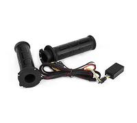 Cocoarm Guidon de Moto de 7/8 Pouces, Poignées Chauffantes électriques pour Moto ATV avec Poignées Chauffantes Oxford pour Er6n Gtv GT 125 Hand 7/8 Quad Bike Mitaines de Guidon