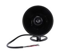 Cocoarm Haut-Parleur Mégaphone Compact PA ABS pour Chariot élévateur, Sirène, Mégaphone, 120 DB, 15 W, Audio MP3 pour Chariots élévateurs, Camions, Véhicules d'urgence, Usage Marin et Industriel