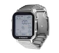 Cocoarm Hommes LED Digital Watch Mens Multi Fonction Digital Watch Men Sports with Japan Movement El Backlight 30m Strape en Acier INOXEUX IMPHERPORT