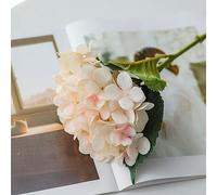 Cocoarm Hortensia Artificiel, Fleur de Simulation en Tissu de Soie avec Tige en Plastique, Aspect Tactile Réel, Design Anti-flétrissement, Fausse Fleur 40 G pour Décoration de Pièce Maîtresse de