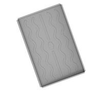 Cocoarm Housse de Protection en Silicone pour Plaque de Cuisson de qualité Alimentaire pour Four à Grill, Ondes, Tapis de Barbecue Tout Compris Aide à Réduire Les Résidus et s'adapte à la de (Gray