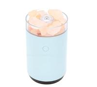 Cocoarm Humidificateur d'air D'aromathérapie, avec Diffuseur D'huiles Essentielles en Pierre de Sel de Couleur Claire, Bleu, pour la Maison, la Chambre à Coucher, Le Bureau, Le SP