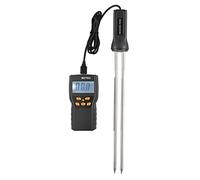 Cocoarm Humidimètre de LCD Testeur Numérique d'humidité de Analyseur de Teneur en Eau ABS 2 à 30 pour Cent 14 à 140 Fahrenheit avec écran rétroéclairé pour les Tests de Maïs de Riz Paddy de blé