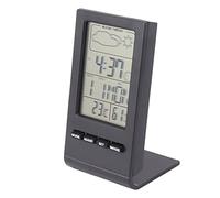 Cocoarm Hygromètre Numérique, Hygromètre Intérieur ABS avec Rétroéclairage LCD, Moniteur d'humidité de Température de 32 à 122 Fahrenheit avec Calendrier d'alarme Phase de Lune pour Chambre à