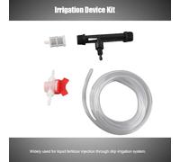 Cocoarm Injecteur d'engrais d'irrigation, Kit de Système 'arrosage de Jardin avec Tube 'Eau de Filtre de Commutateur 'Injecteur 'Engrais Venturi G3/4, Longueur Adaptable, Plage de Débit