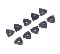 Cocoarm Inserts de Tournage en Carbure WCMX Insert de Tour CNC 10 Pièces pour Porte-outils de Tournage Indexables Résistance à l'usure Coupe Efficace Boîte en Plastique pour le Travail des Métaux