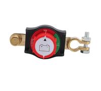 Cocoarm Interrupteur de Déconnexion de Batterie en Laiton et Cuivre, Interrupteur de Coupure de Batterie 300 A, Courant Continu, Corps en Nylon 66, 2 Positions Marche/arrêt pour Camping-car, Camion,