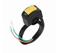 Cocoarm Interrupteur de Phare de Moto, Support de Guidon en Plastique avec Bouton Marche/arrêt, Ajustement Universel pour Guidon de 7/8 Pouces, Contrôle Pratique et Résistant aux Intempéries (bouton