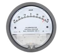 Cocoarm Jauge de Pression Différentielle Manomètre à Pression avec Surface en Plastique Transparente Haute Précision pour CVC Salle Blanche Microélectronique Aérospatiale