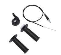 Cocoarm Jeu de Câbles de Poignée d'accélérateur de Moto, Poignées d'accélérateur Torsadées de 22 Mm pour Vélo Tout-terrain de 7 à 8 Pouces, Kit de Poignée en 4 Parties pour Mini Vélo de Poche de