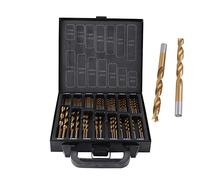 Cocoarm Jeu de forets HSS 99 pièces, revêtement en titane, foret à métaux 1,5-10 mm, foret hélicoïdal avec boîte à outils pour visseuse sans fil, perceuse