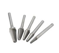 Cocoarm Jeu de Fraises en Carbure, Limes Rotatives Durables avec Conception à Coupe Unique, Parfaites pour le Travail des Métaux et la Sculpture sur Bois pour les Amateurs de Bricolage