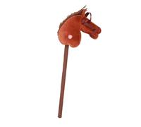 Cocoarm Jouet en Peluche à Cheval Bâton, Matériau Moelleux Doux avec des Sons Réalistes, 70 Cm d'aventure pour Les Enfants (Marron Profond)