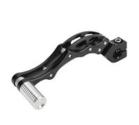Cocoarm Kick Starter Levier de Démarrage en Alliage d'aluminium Remplacement Direct Accessoire de Moto Universel Installation Facile Ajustement Précis pour Les Pilotes de Scooter de Moto (BLACK)